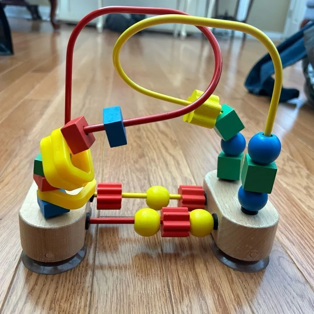 Kids Melissa & Doug First Bead Maze Wooden Toy - Picture 1 of 2